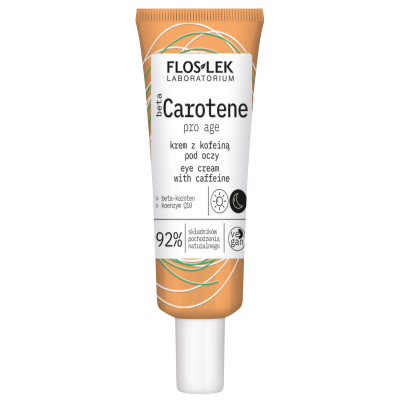 betaCAROTENE pro age Oční krém s kofeinem 30 ml - Floslek