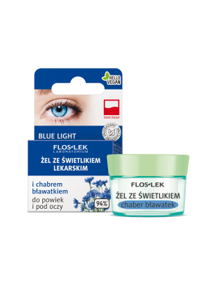Eyelid and under-eye gel with eyebright and cornflower panthenol FLOSLEK
