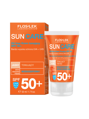 FLOSLEK SUN CARE Oil-free Toning Cream SPF 50+