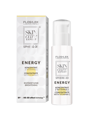 Serum ENERGY rozświetlające SKIN CARE EXPERT® SPHERE-3D Koncentrat z witaminą C FLOSLEK SKIN care EXPERT