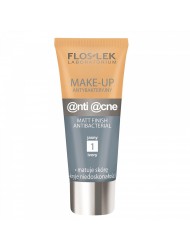 MakeUp Antibakteriální matující podkladová báze na obličej BRIGHT / IVORY FLOSLEK 30ml