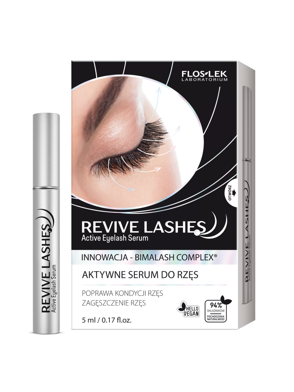 REVIVE LASHES® Active Eyelash Serum - 5 ml - Floslek
