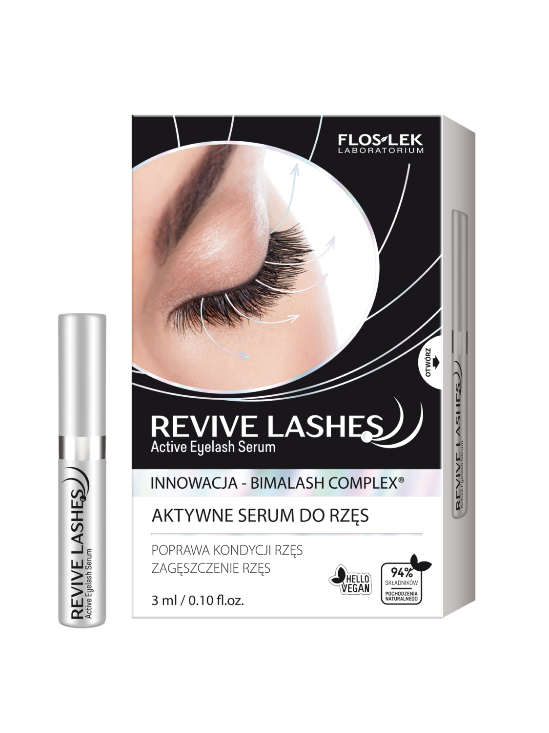 REVIVE LASHES Eyelash Enhancing Serum® Stimulierendes Serum für die Wimpern 3 ml - Floslek