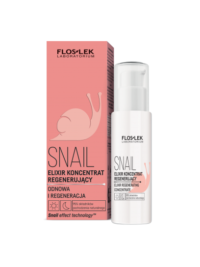 SNAIL Eliskir odbudowujący ze sluzem ślimaka FLOSLEK