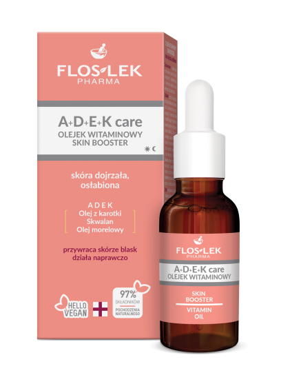 A+D+E+K Pflege Vitaminöl Skin Booster 30 ml - FLOSLEK