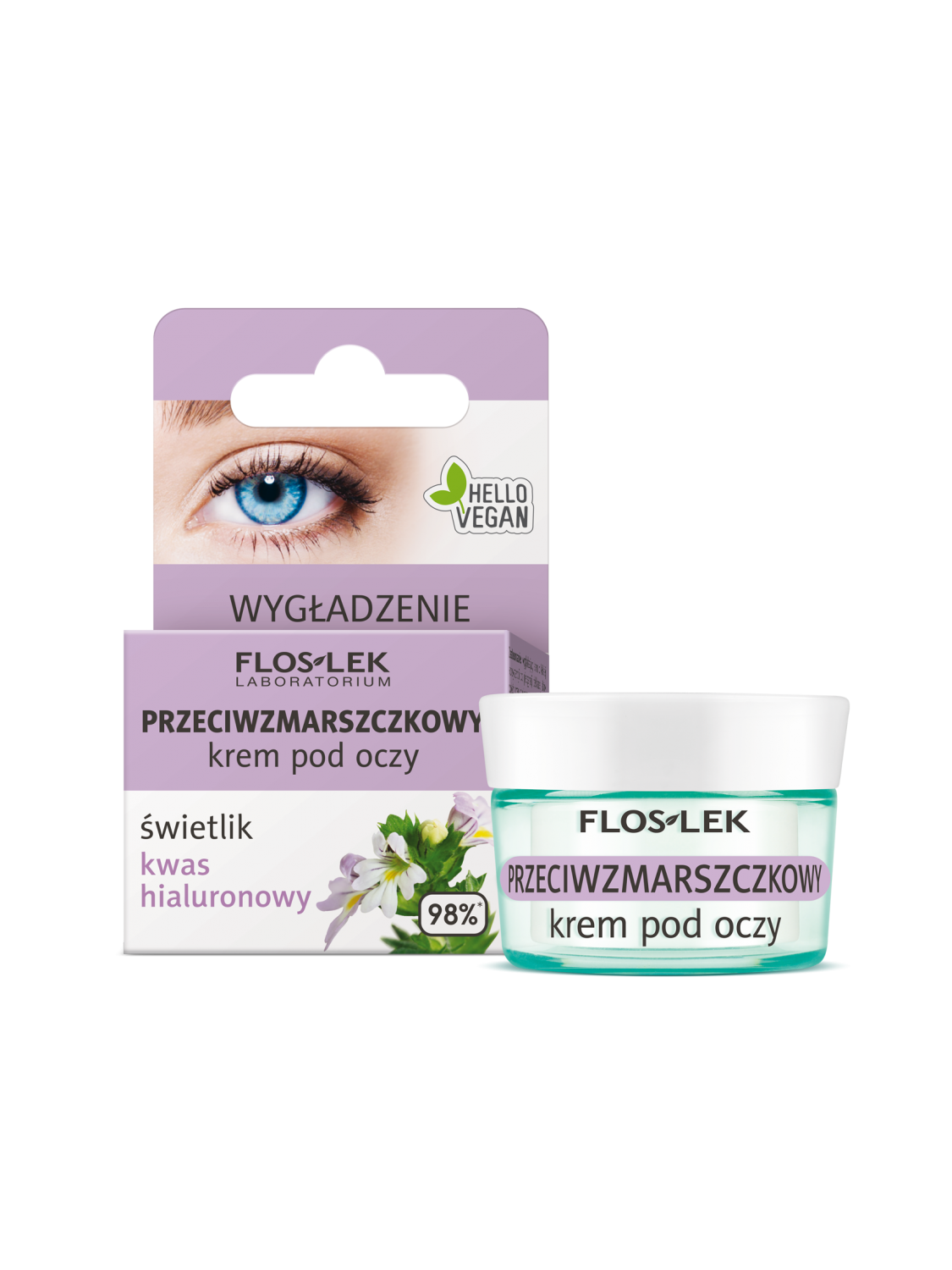 FLOSLEK anti-wrinkle hyaluronic acid light eye cream