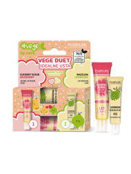 #vege lip care VEGE DUET Perfect lips (Sugar scrub + Vaseline) - Floslek