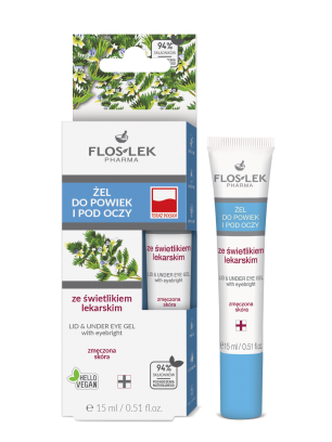 FLOSLEK Eyelid and Under Eye Gel with Eyebright
