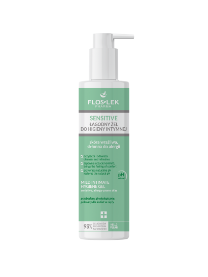 Floslek SENSITIVE Ніжний гель для інтимної гігієни для чутливої шкіри