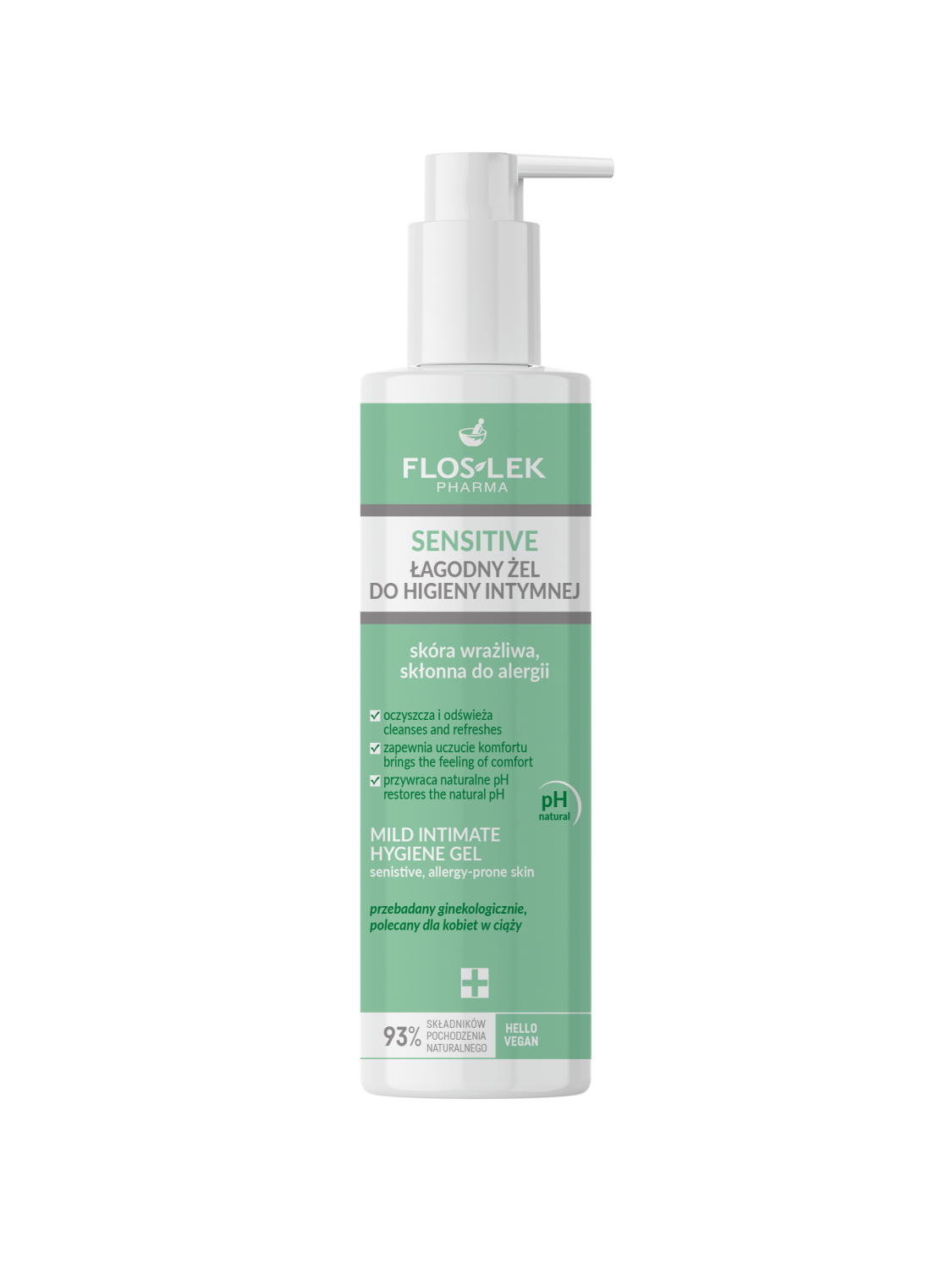 Floslek SENSITIVE Gentle intimate hygiene gel for sensitive skin