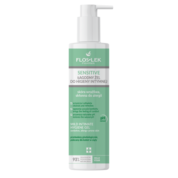 Floslek SENSITIVE Jemný gel pro intimní hygienu pro citlivou pokožku