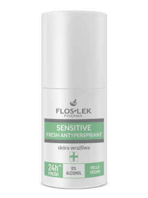 Floslek SENSITIVE Fresh Antyperspirant deo roll-on do skóry wrażliwej