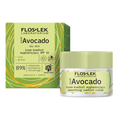 richAvocado Krem-komfort wygładzający SPF 15 na dzień 50 ml - Floslek