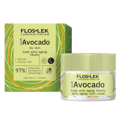 richAvocado アンチエイジング デイ＆ナイトクリーム 50ml - Floslek