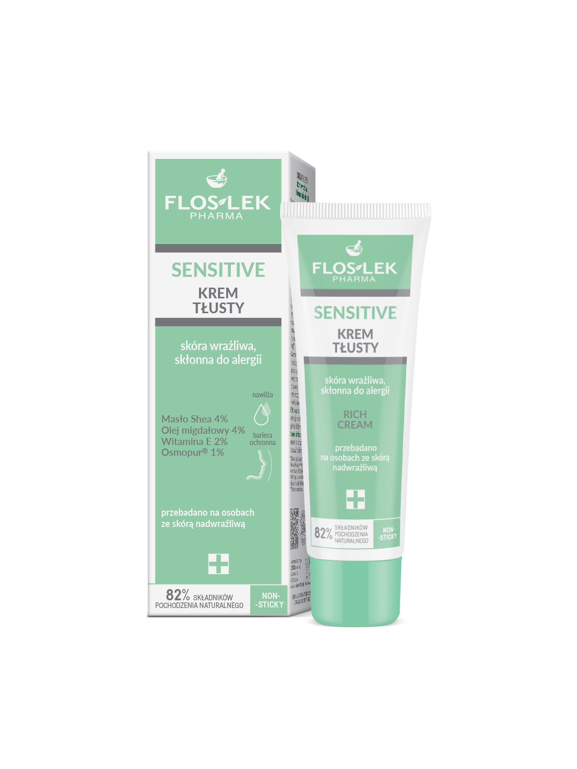 Floslek SENSITIVE Ölige Creme für empfindliche Haut