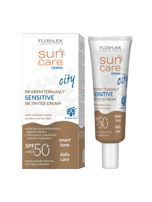 SUN CARE Derma CITY BB Toning Cream SENSITIVE SPF 50+ 30 ml - Floslek