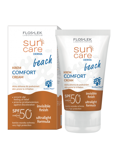 SUN CARE Derma COMFORT CREAM SPF 50+ для обличчя та тіла 50мл - Floslek