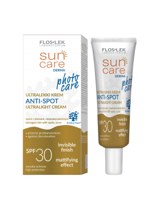 SUN CARE Derma ANTI-SPOT Ultralekki Krem  SPF 30 30ml - Floslek