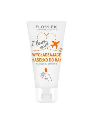 I love mini Wygładzające masełko do rąk o zapachu ananasa 30ml - Floslek