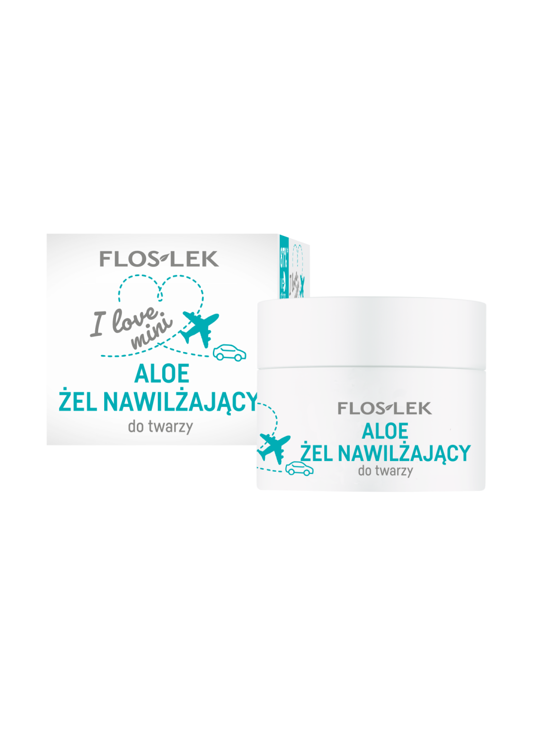 I love mini ALOE facial moisturizing gel 15ml - Floslek
