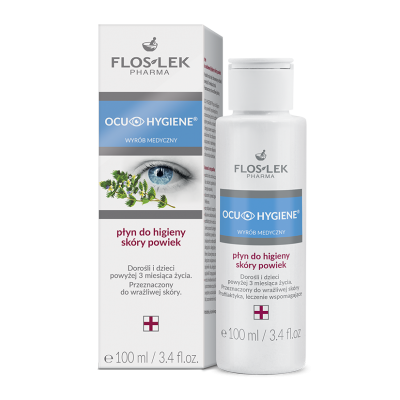 OCU HYGIENE™ Eyelid Skin Hygiene Liquid 100 ml zdravotnický prostředek - Floslek