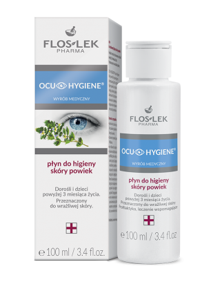 OCU HYGIENE™ Eyelid Skin Hygiene Liquid 100 ml zdravotnický prostředek - Floslek