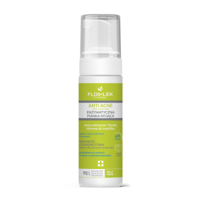 ANTI-ACNE 24H System Enzymatic cleansing foam 150 ml - Floslek