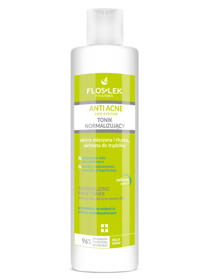 ANTI ACNE 24H System Normalizing Tonic 225 ml - Floslek