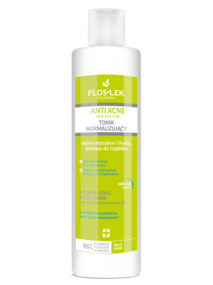 ANTI ACNE 24H System Tonik normalizujący 225 ml - Floslek