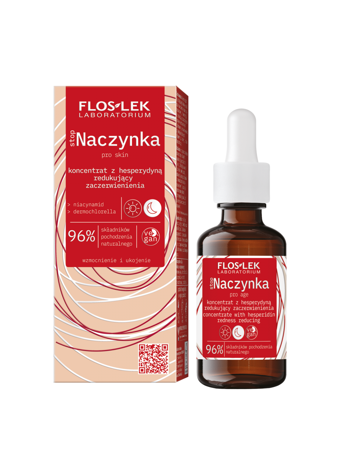 stopNACZYNKA赤み軽減ヘスペリジン配合濃縮液 30ml - Floslek