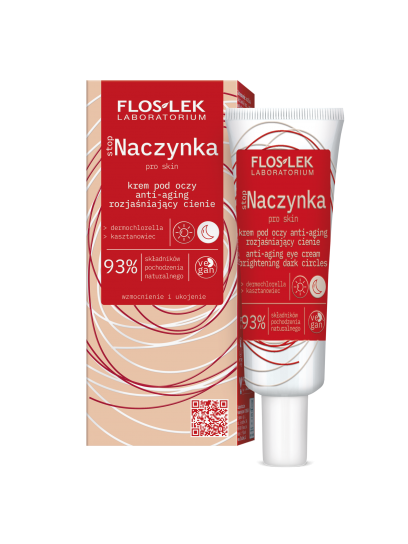 StopNACZYNKA Krem pod oczy anti-aging rozjaśniający cienie 30 ml - Floslek