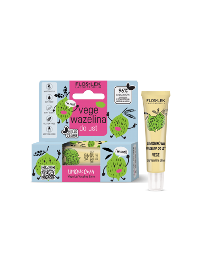 vege lip care wazelina vege do ust Limonkowa 10g - FLOSLEK