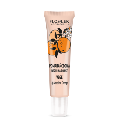 #vege lip care Wazelina Vege do ust POMARAŃCZOWA 10g - FLOSLEK