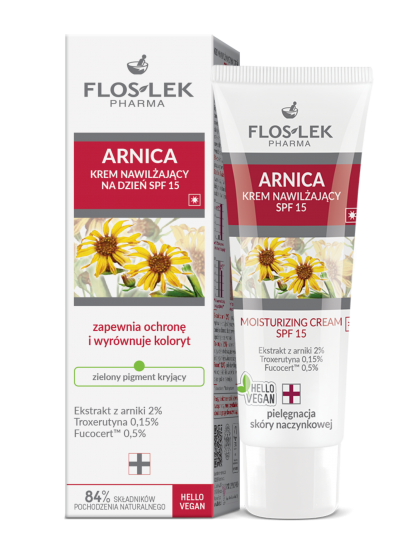 ARNICA krem nawilżający na dzień SPF 15