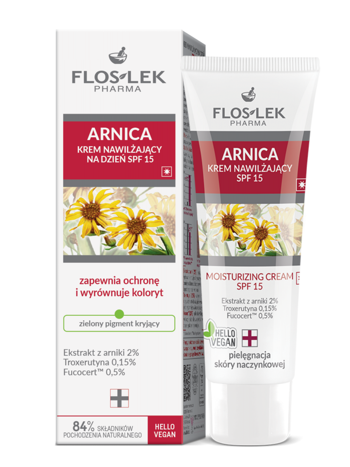 ARNICA® Moisturizing cream SPF 15 - 50 ml - Floslek