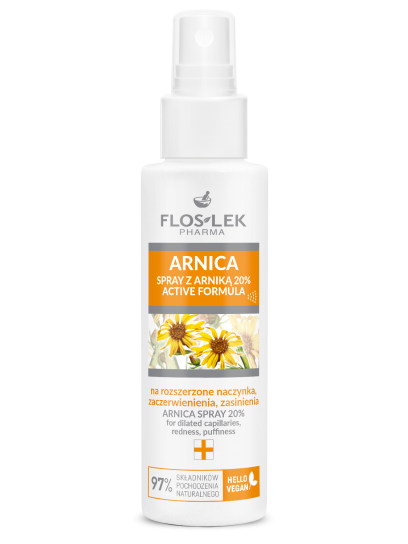 ARNICA Spray z arniką 20% na rozszerzone naczynka FLOSLEK
