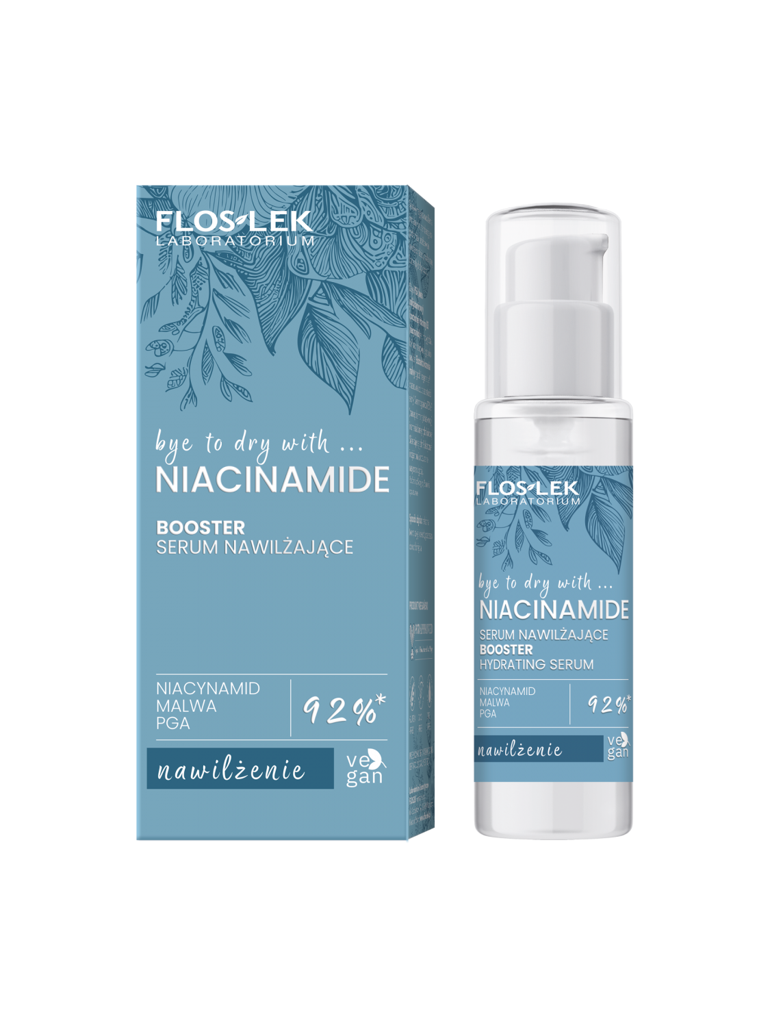 NIACINAMIDE BOOSTER moisturising serum 30 ml - Floslek
