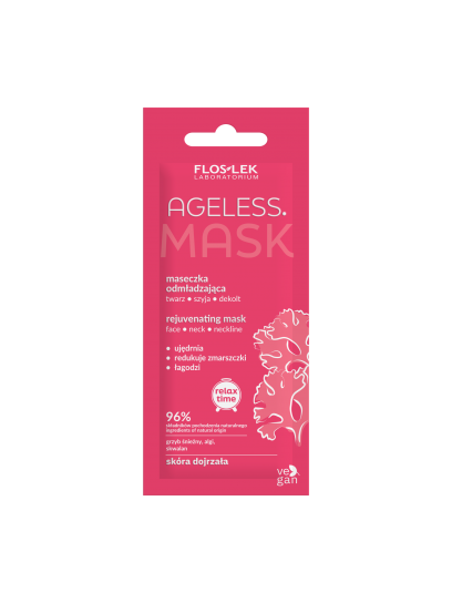 AGELESS. Maseczka odmładzająca twarz, szyja dekolt 6 ml - Floslek