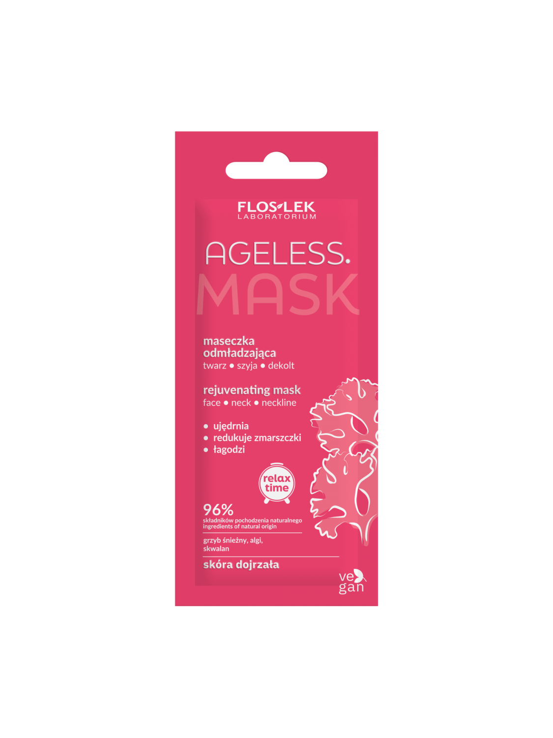 エージレスリジュビネイティング マスク フェイス、ネック、デコルテ用 6ml - Floslek