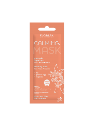 CALMING. Maseczka łagodząca twarz, szyja dekolt 6 ml - Floslek