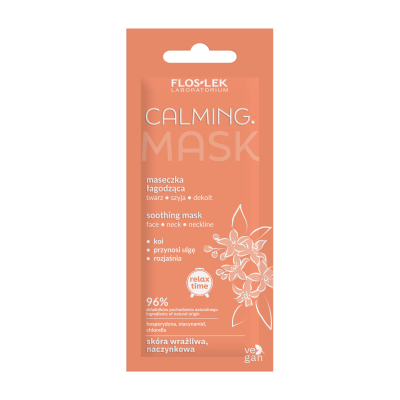 CALMING. Zklidňující maska na obličej, krk a dekolt 6 ml - Floslek