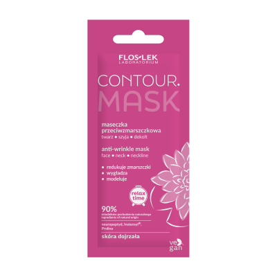 輪郭。アンチリンクル マスク フェイス、ネック、デコルテ 6ml - Floslek