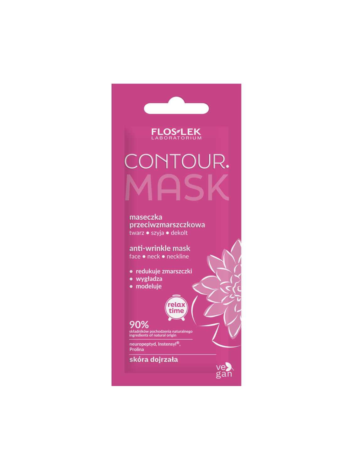 CONTOUR. Anti-wrinkle face, neck and décolleté mask 6 ml - Floslek