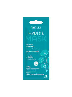 HYDRA. Maseczka nawilżająca twarz, szyja dekolt 6 ml - Floslek
