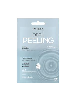 IDEAL peeling kremowy twarz, szyja dekolt 2x4 ml - Floslek