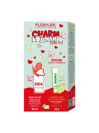 LIP & HAND CARE - zestaw CHARM Ukojenie i Pielęgnacja - Floslek