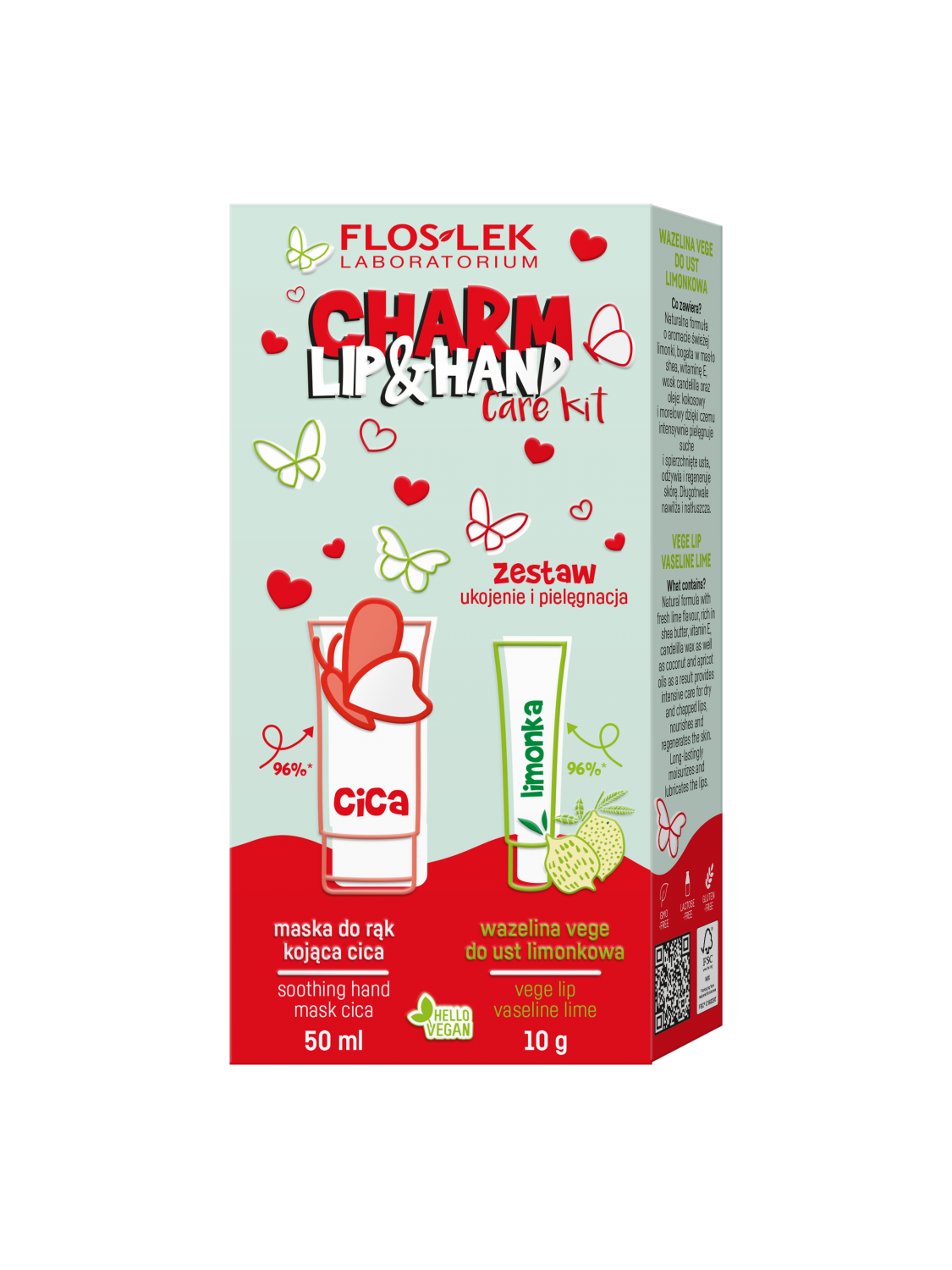 LIP & HAND CARE - CHARM Soothing and Caring Kit - Floslek