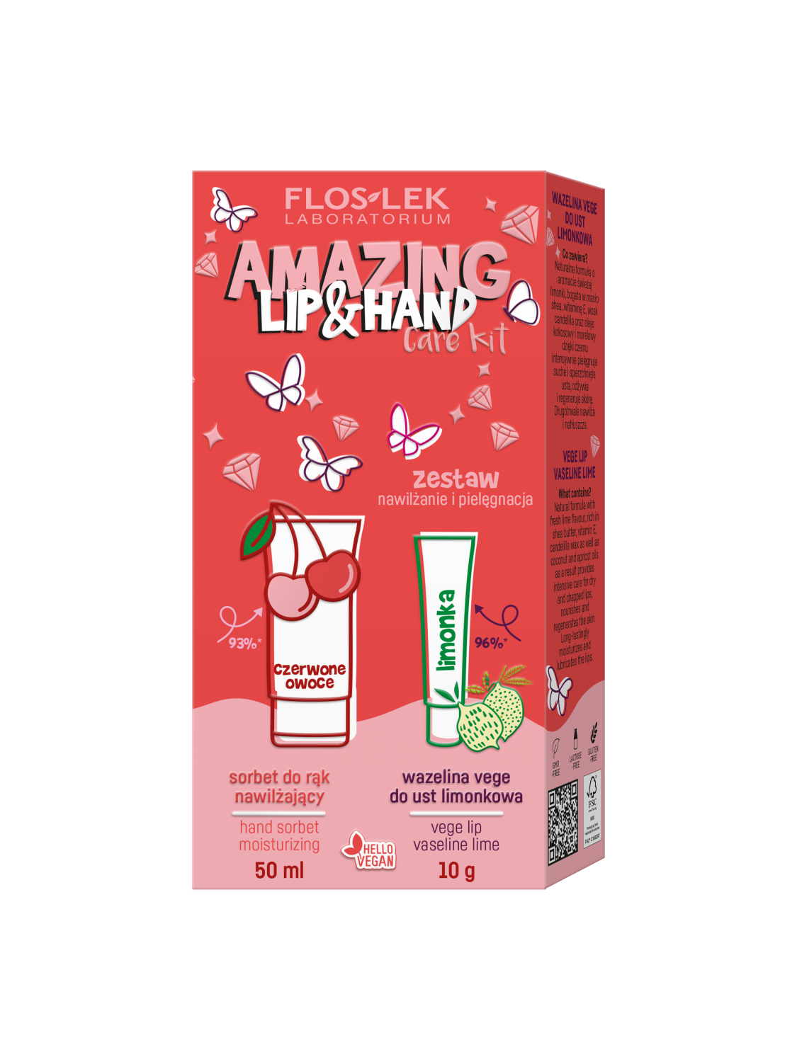 LIP & HAND CARE - AMAZING Moisture & Care Set - Floslek