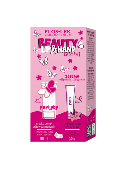 LIP & HAND CARE - zestaw BEAUTY Odżywienie i Pielęgnacja - Floslek
