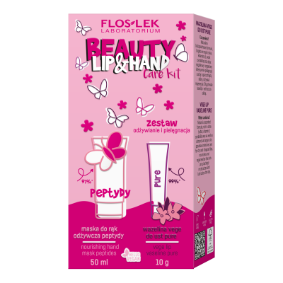 LIP and HAND CARE - zestaw BEAUTY Odżywienie i Pielęgnacja - Floslek
